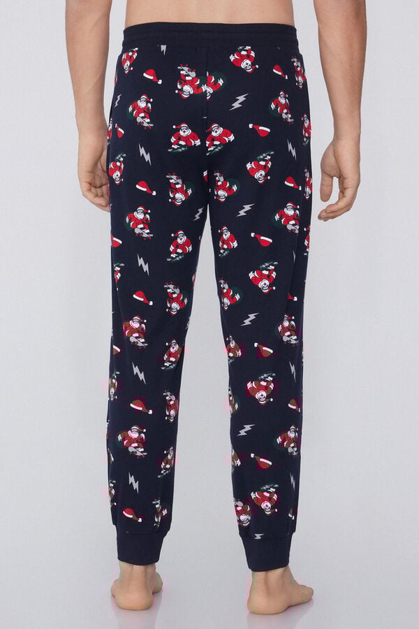 Tezenis Pantalón de Chándal de Algodón Grueso con Estampado y Bolsillos Devoluciones gratuitas