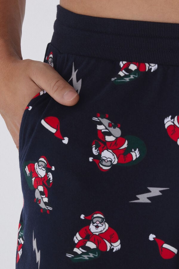 Tezenis Pantalón de Chándal de Algodón Grueso con Estampado y Bolsillos Devoluciones gratuitas