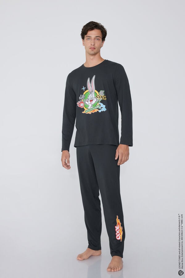 Tezenis Pijama Largo de Algodón Looney Tunes En línea