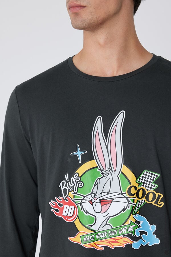Tezenis Pijama Largo de Algodón Looney Tunes En línea