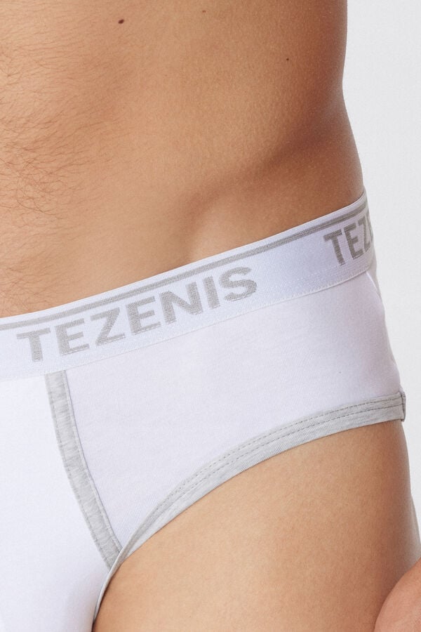 Tezenis Calzoncillos Algodón Orgánico Bordes Contraste Logo Rebajas baratas