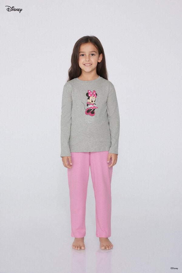 Tezenis Pijama Largo Algodón Grueso Disney Minnie Niña Tienda