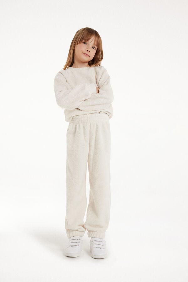 Tezenis Jogger de Forro Polar Puños Niña Mejor oferta