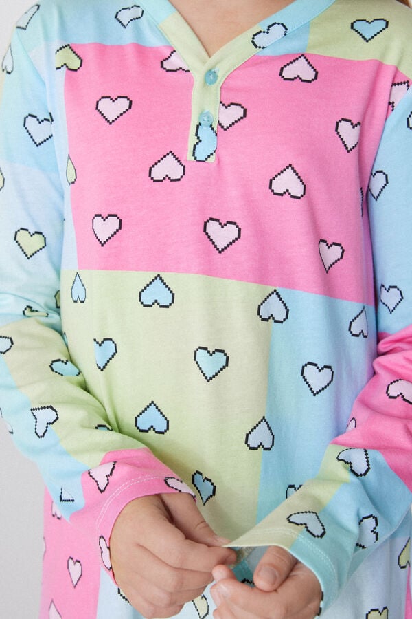 Tezenis Camisón de Algodón con Corazones Rebajas top