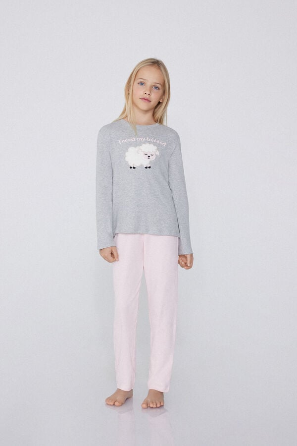 Tezenis Pijama Largo Cuello Redondo Algodón Grueso Oveja COMPRAR AHORA