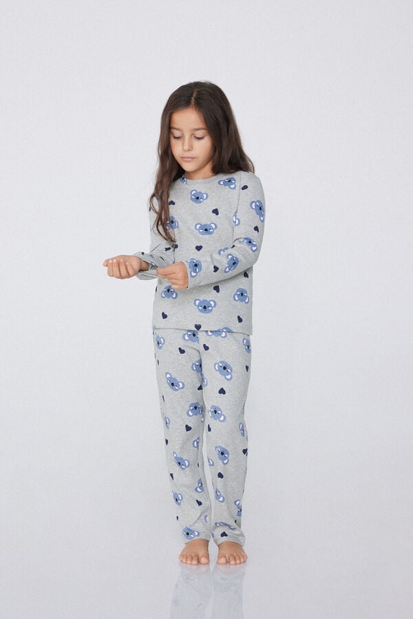 Tezenis Pijama Largo Algodón Grueso Koala Niña ÚLTIMAS EDICIONES