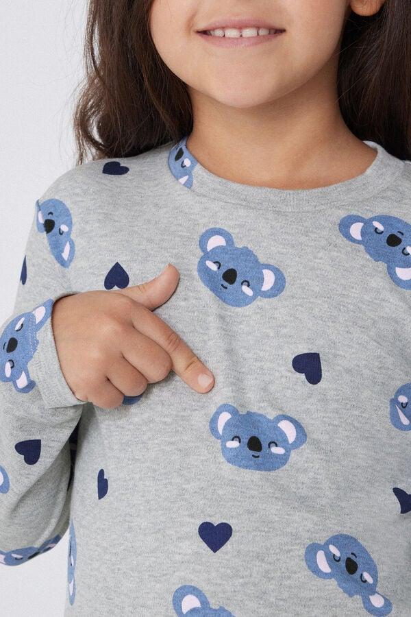 Tezenis Pijama Largo Algodón Grueso Koala Niña ÚLTIMAS EDICIONES