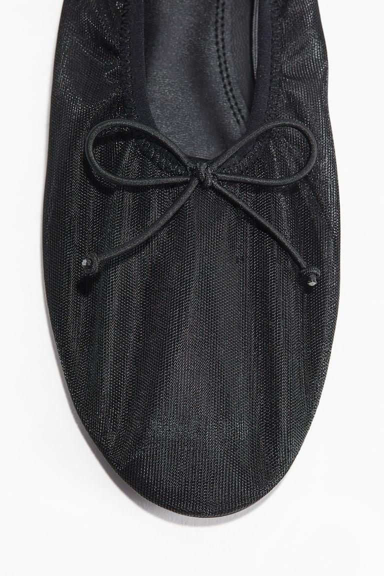 H&M Bailarinas de malla - Negro - MUJER Ventas relámpago