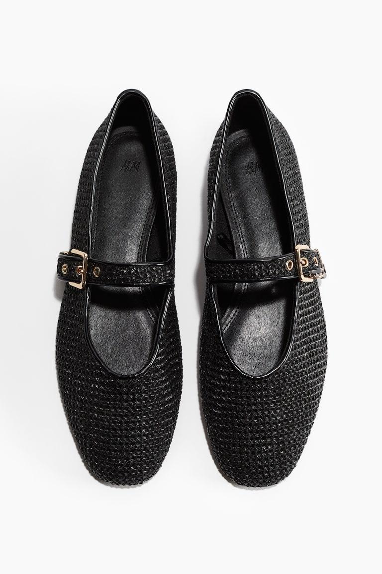 H&M Merceditas trenzadas - Negro - MUJER Rebajas online