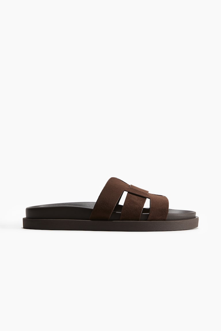 H&M Sandalias - Marrón oscuro - MUJER Últimos 3 días