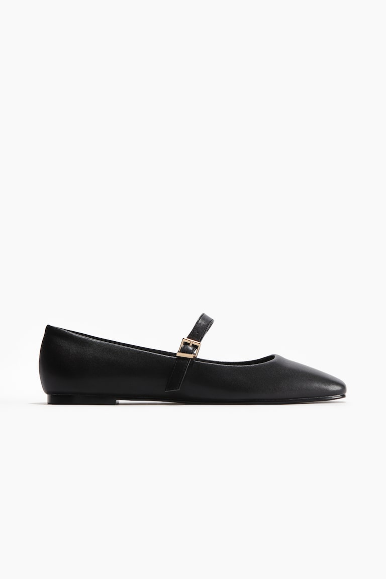 H&M Bailarinas estilo merceditas - Rojo vivo - MUJER Precios de Black Friday
