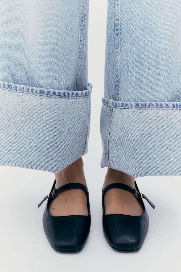 H&M Bailarinas estilo merceditas - Negro - MUJER En oferta