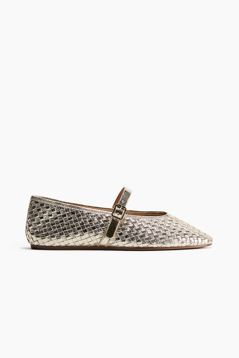 H&M Merceditas trenzadas - Dorado - MUJER Oferta exclusiva