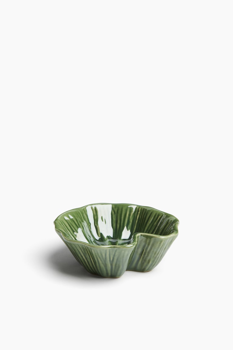 H&M Bol pequeño de gres - Verde - HOME En línea