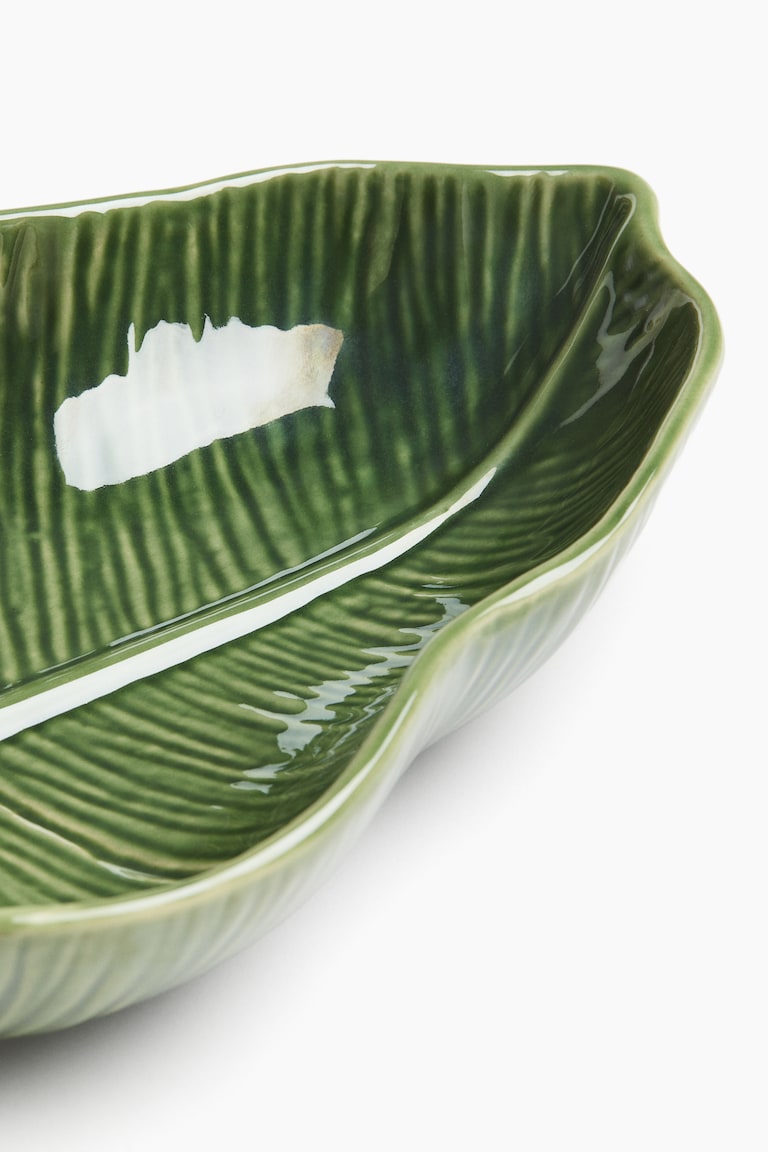 H&M Fuente de servir grande en gres - Verde - HOME Outlet online