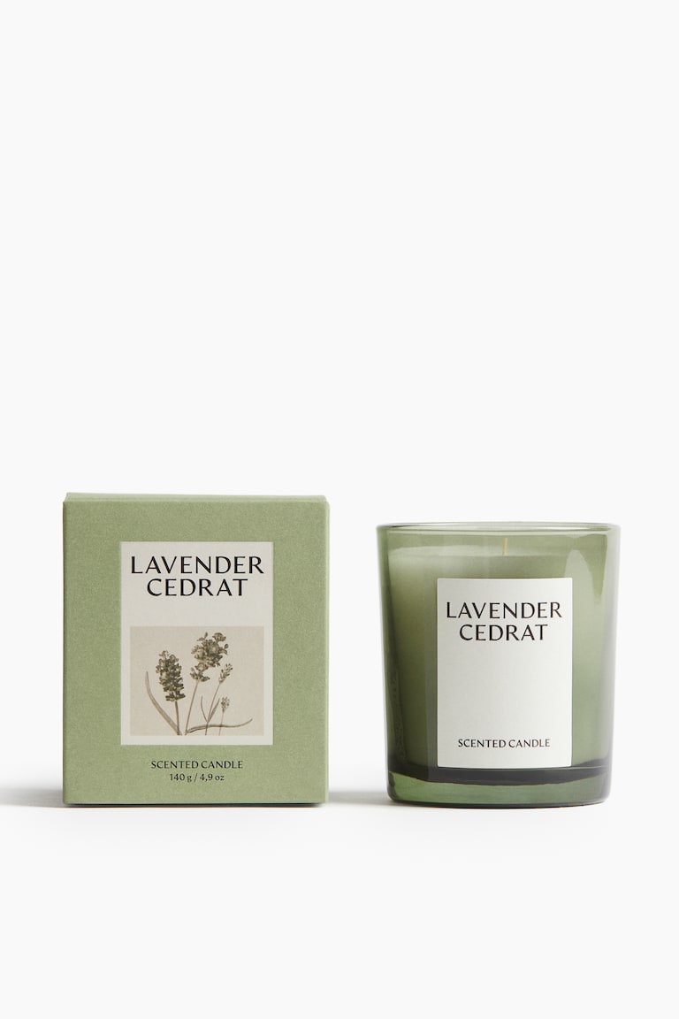 H&M Vela aromática en recipiente de vidrio - Lemon Verde - HOME Descuento