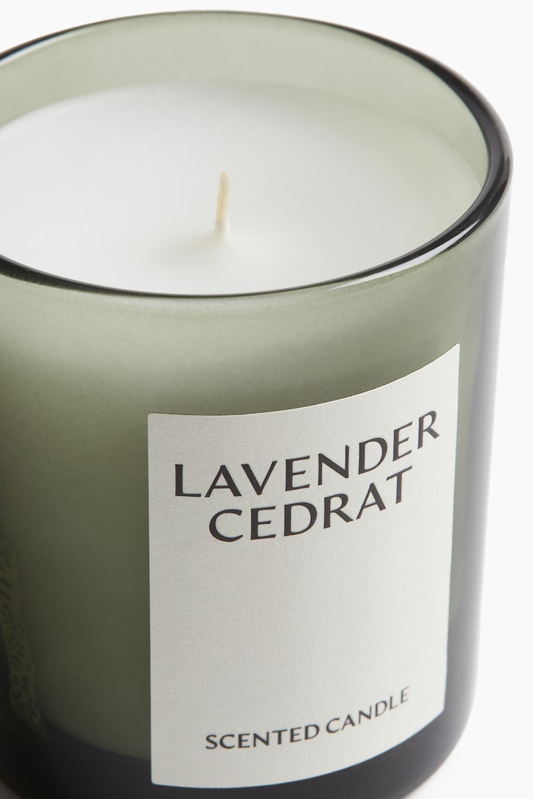 H&M Vela aromática en recipiente de vidrio - Lavender Cedrat - HOME Tienda