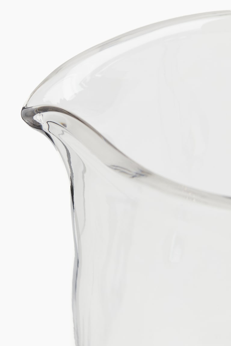 H&M Jarra cónica de vidrio - Vidrio transparente - HOME Superdescuento