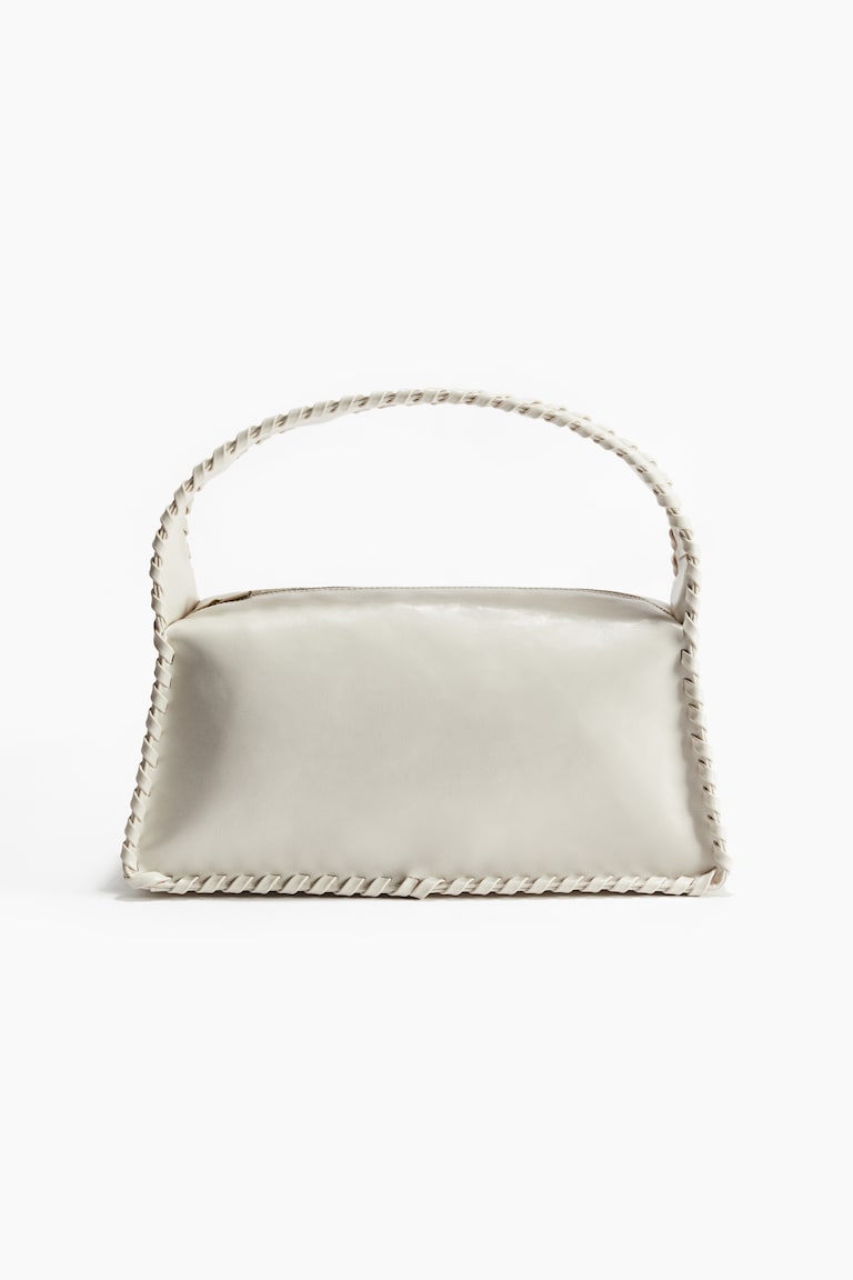 H&M Bolso de hombro con detalle entrelazado - Beige claro - MUJER Venta caliente