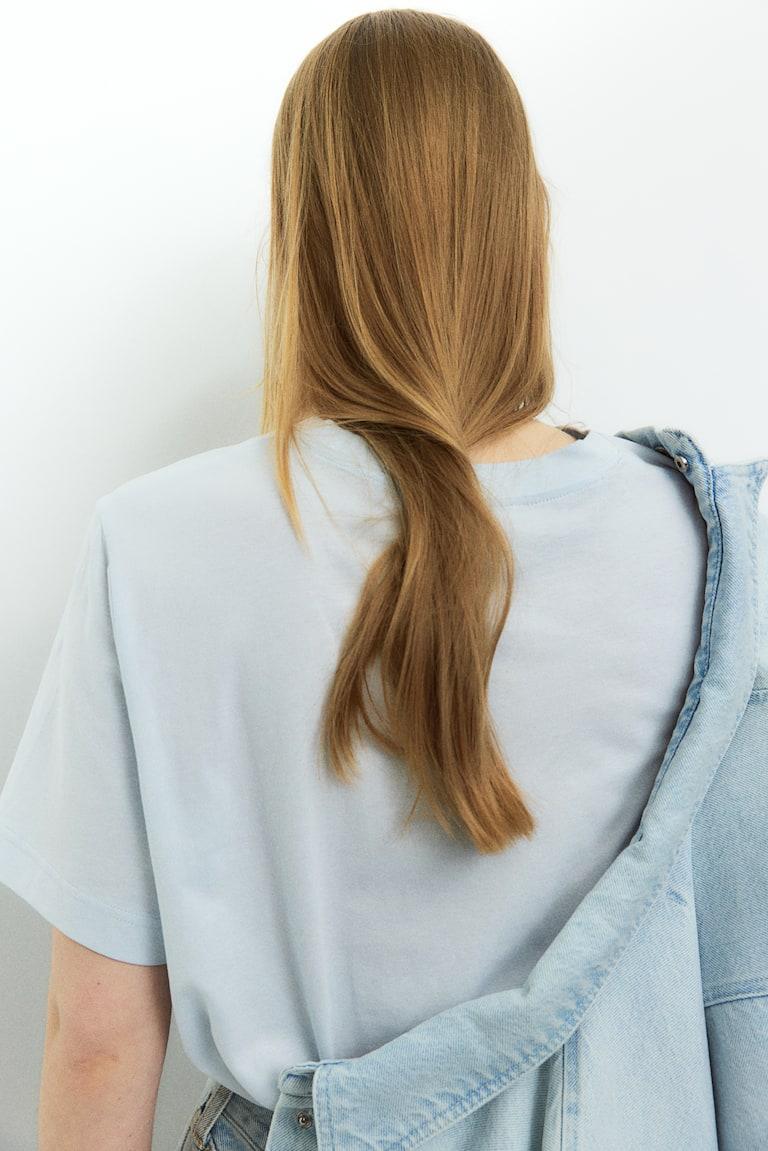 H&M Camiseta con estampado - Blanco/Clementia - MUJER Envío gratis