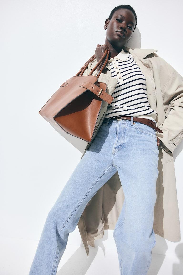 H&M Polo de punto fino - Rojo - MUJER Ofertas de temporada