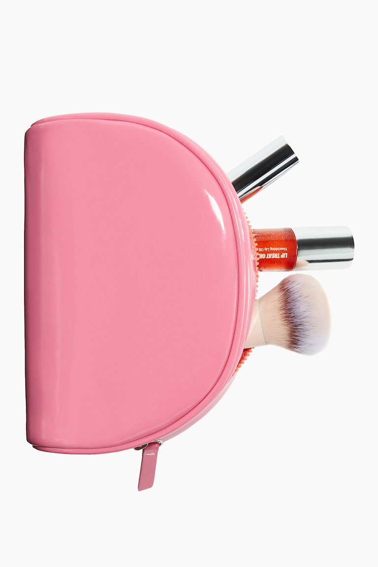 H&M Neceser de maquillaje abovedado - Rojo coral - Beauty all Ofertas