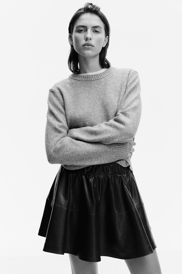 H&M Jersey - Crema - MUJER Tienda