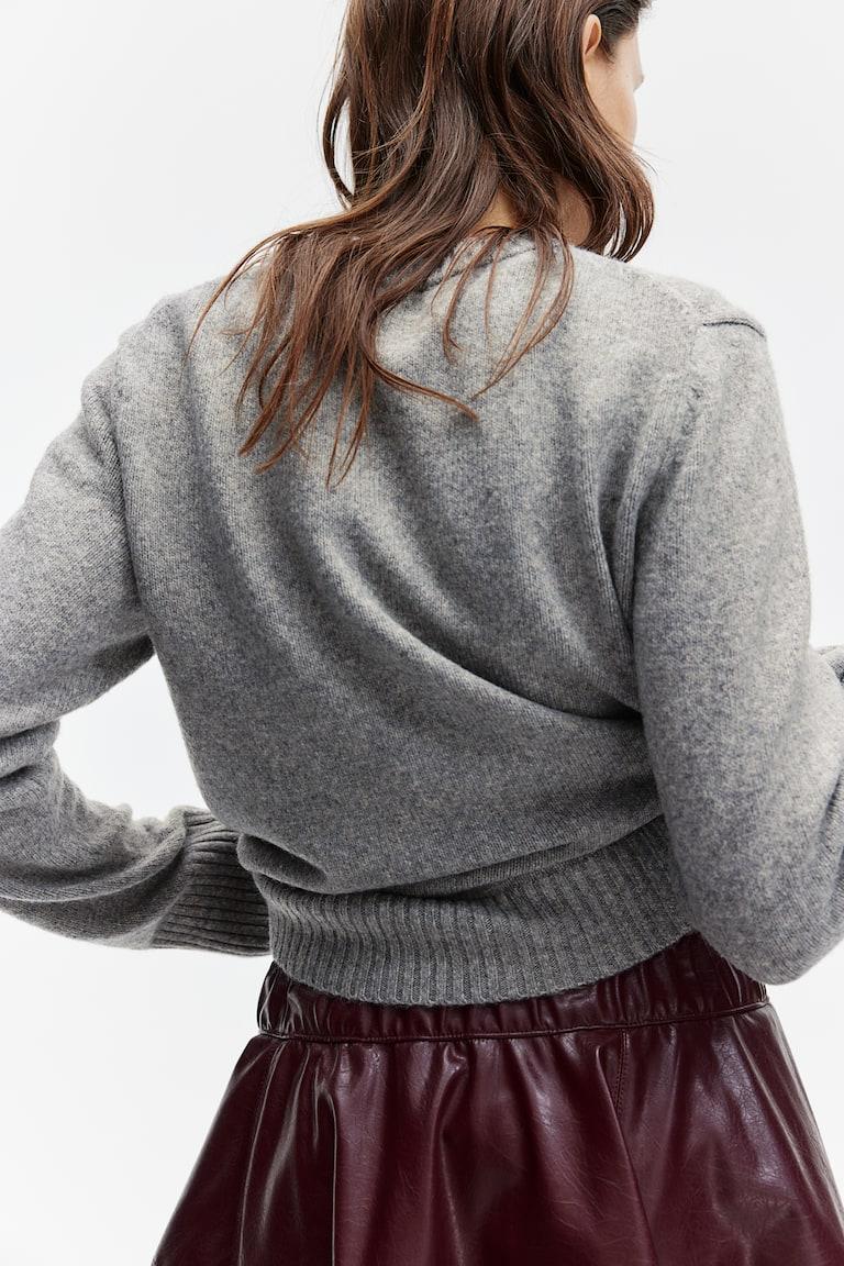 H&M Jersey - Crema - MUJER Tienda