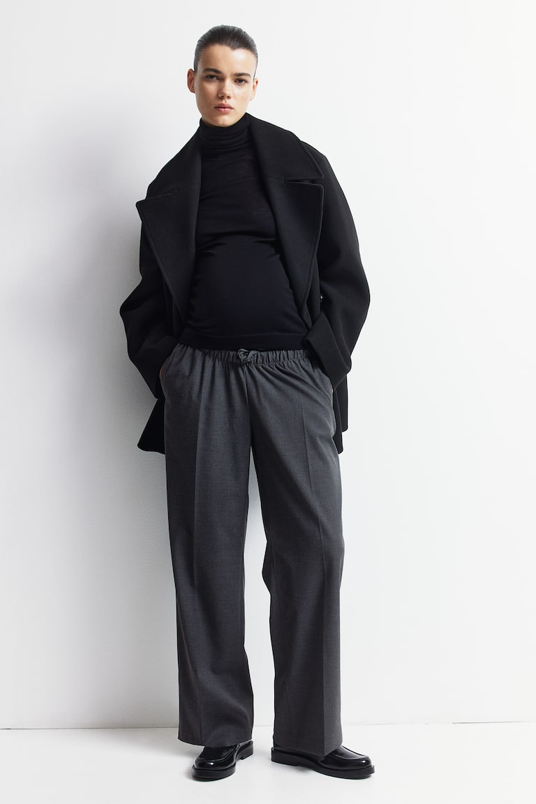 H&M MAMA Before & After Drawstring trousers - Gris oscuro - MUJER Rebajas online