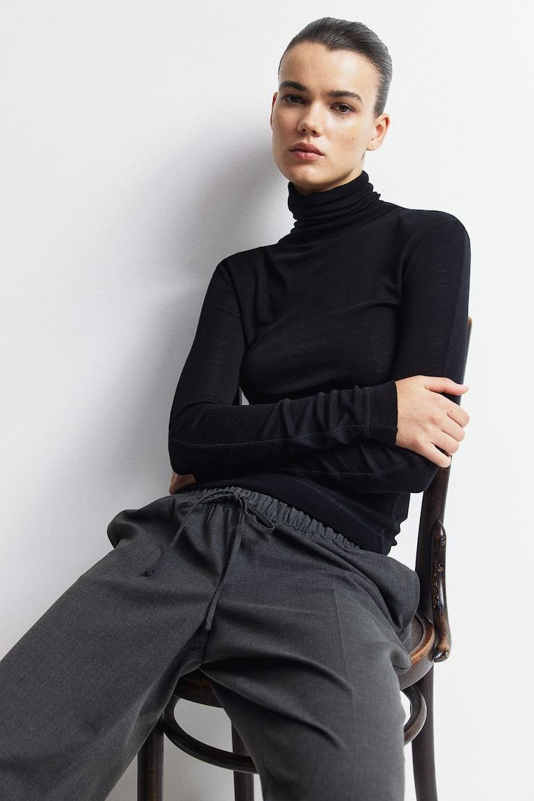 H&M MAMA Before & After Drawstring trousers - Gris oscuro - MUJER Rebajas online