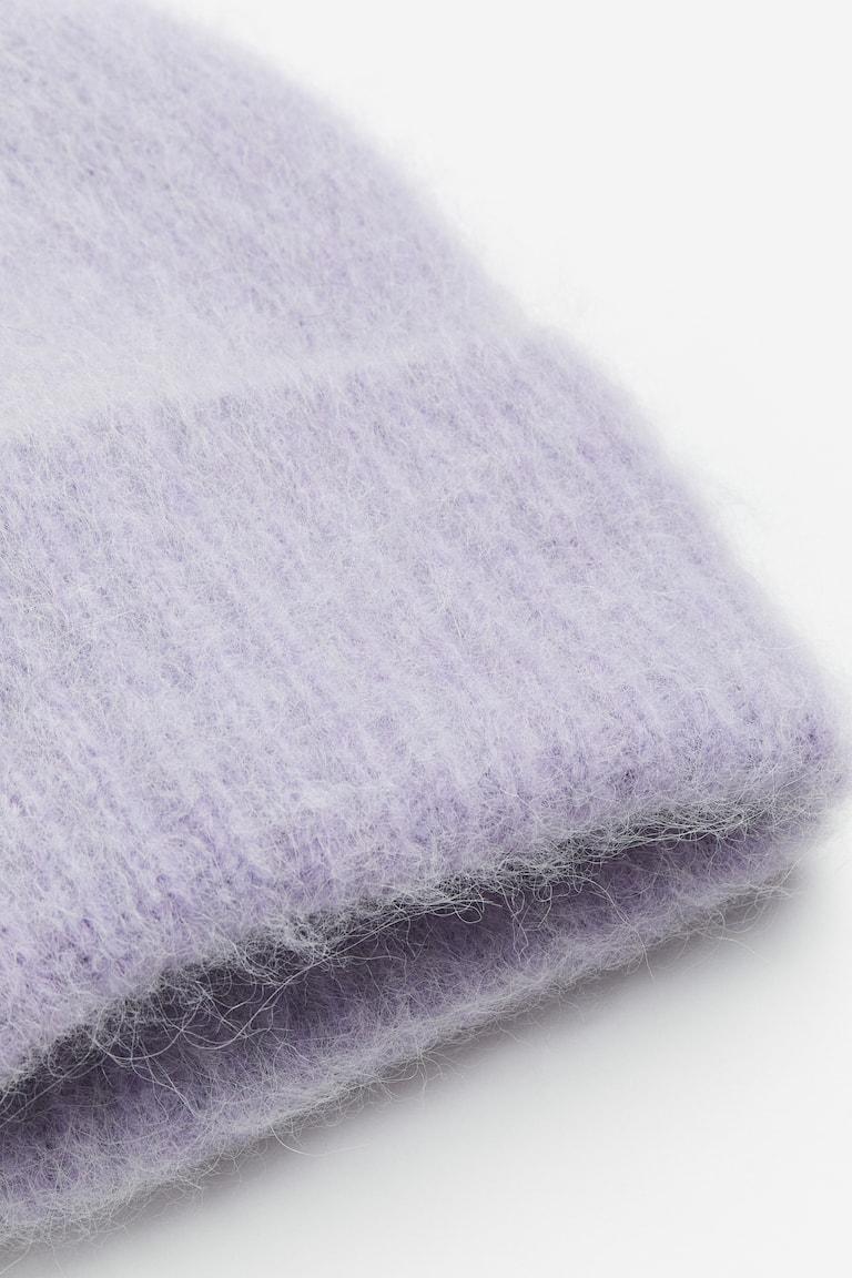 H&M Gorro en punto acanalado de mezcla de alpaca - Gris - MUJER Envío internacional gratuito