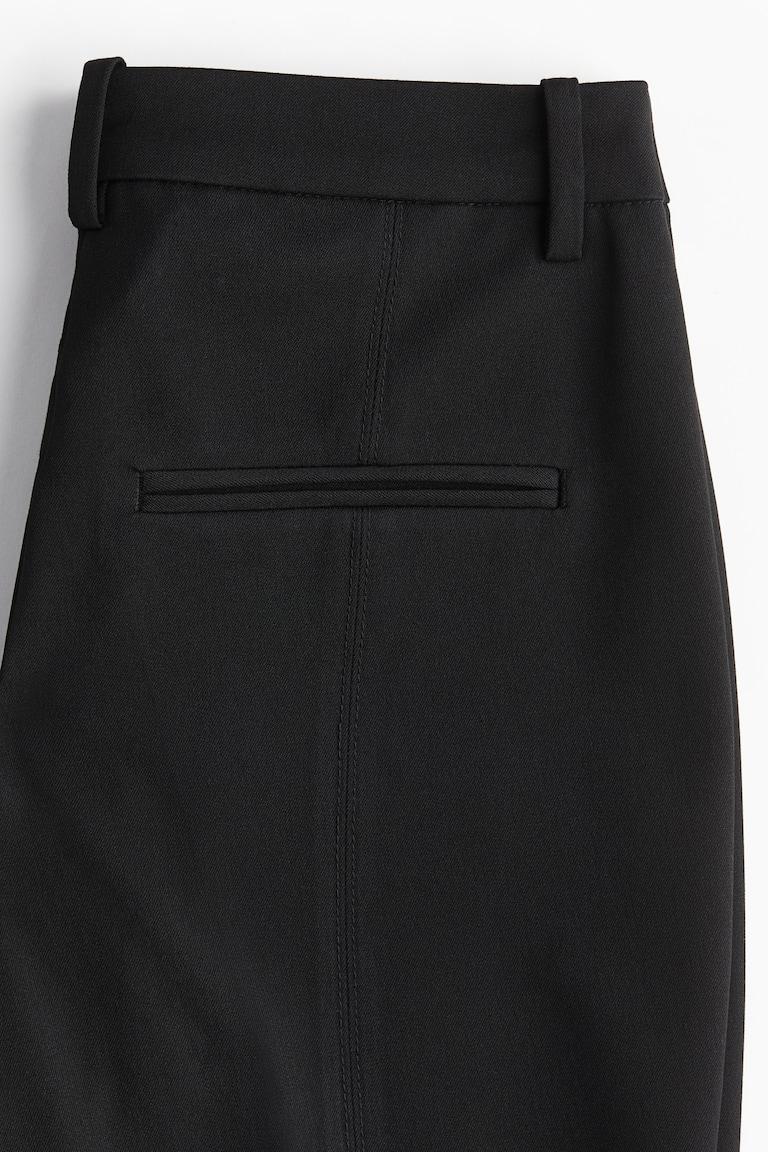 H&M Pantalón con abertura en el bajo - Negro - MUJER Descuentos del mes