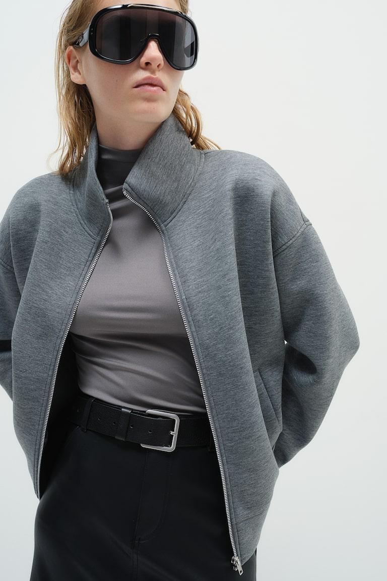 H&M Falda midi revestida - Marrón oscuro - MUJER Última moda