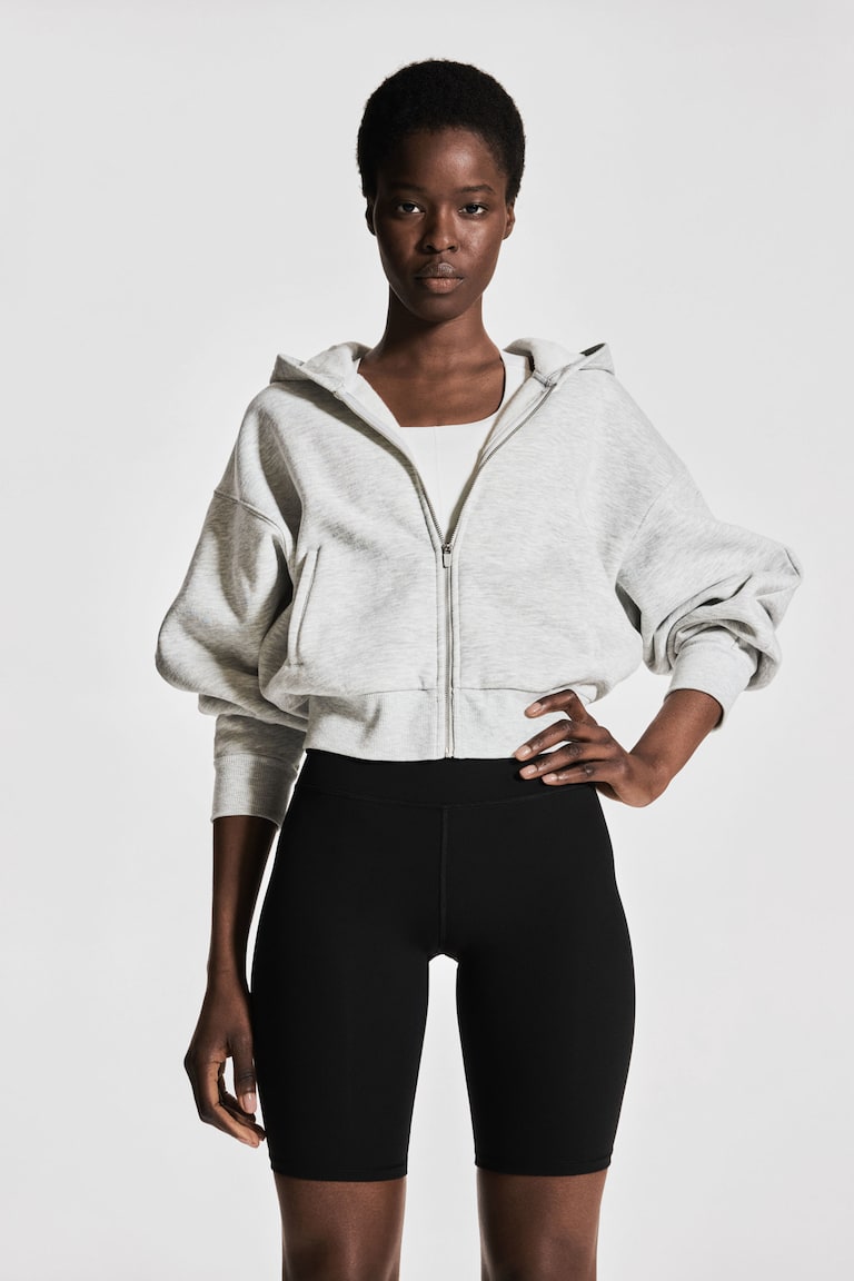 H&M Mallas cortas de correr con ShapeMove™ - Azul marino - MUJER Rebajas de fin de temporada