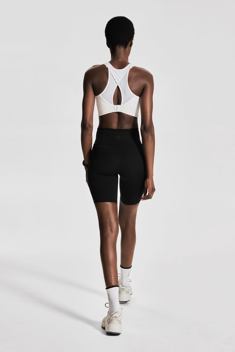 H&M Mallas cortas de correr con ShapeMove™ - Azul marino - MUJER Rebajas de fin de temporada