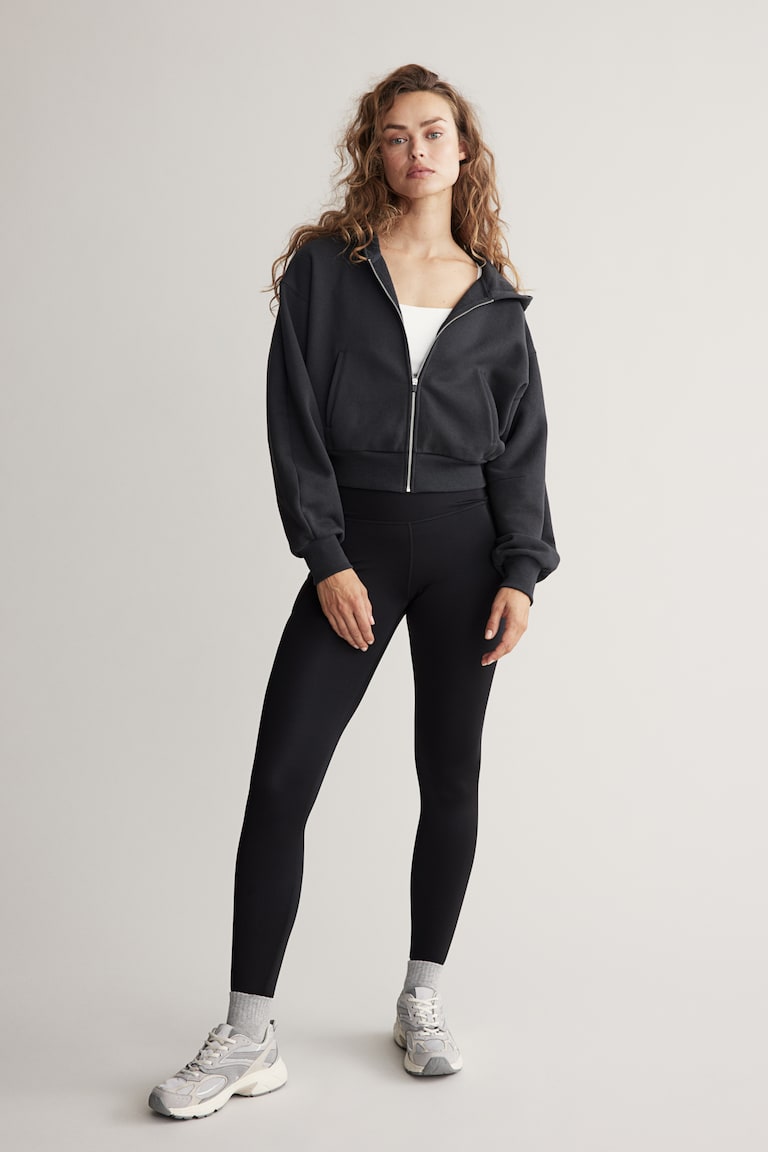 H&M Leggings de deporte DryMove™ con bolsillos - Azul marino - MUJER Devoluciones gratuitas