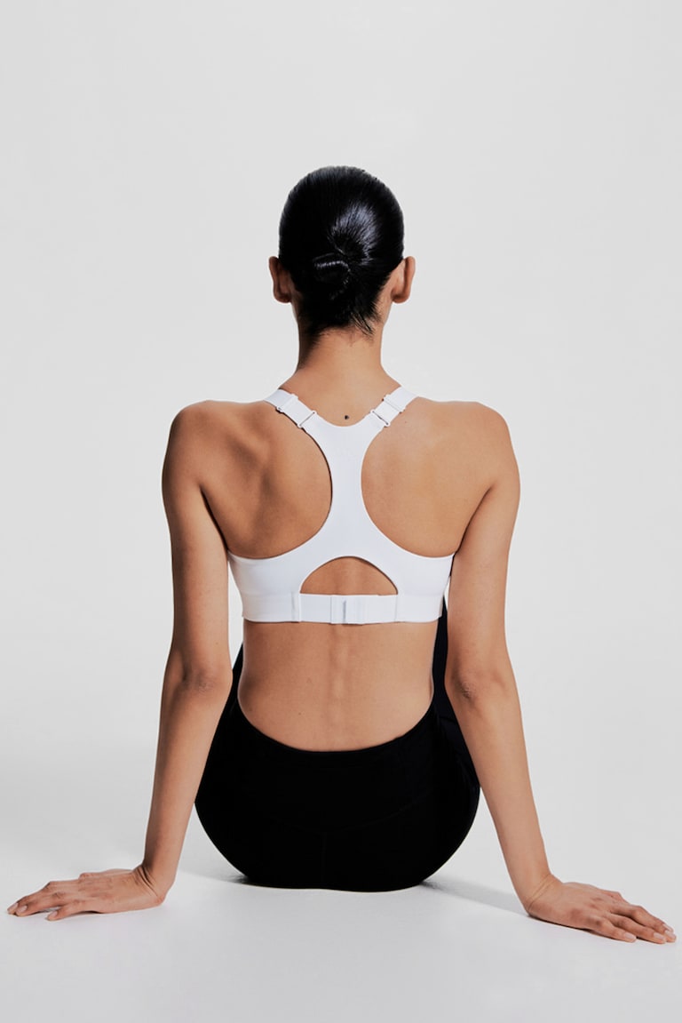 H&M Sujetador de deporte con ShapeMove™ High Support - Blanco - MUJER Rebajas online