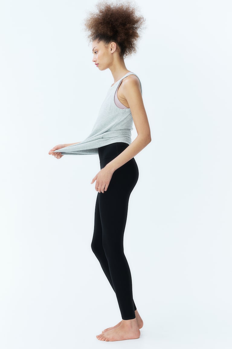 H&M Leggings de yoga con SoftMove™ Lycra® - Turquesa claro - MUJER Solo hoy