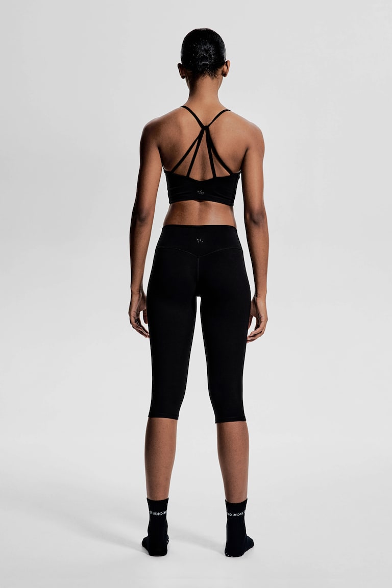 H&M Leggings capri de deporte con SoftMove™ - Rosa - MUJER Tienda de fábrica