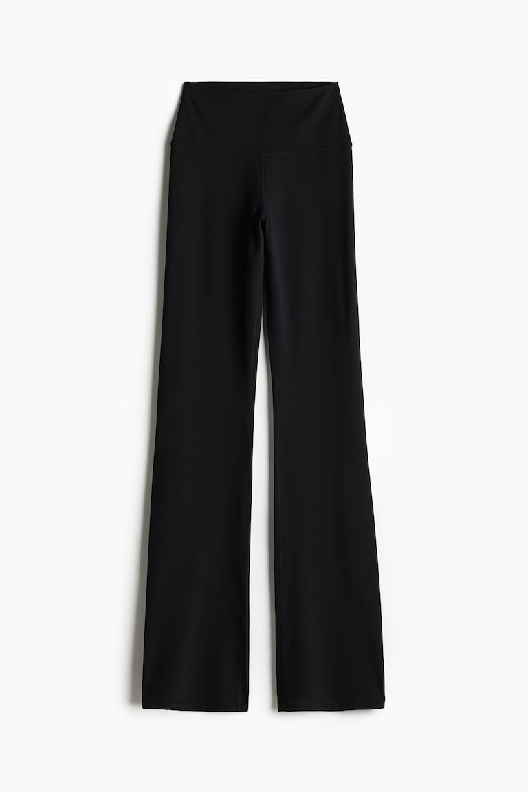 H&M Leggings de yoga acampanados con SoftMove™ Lycra® - Negro - MUJER Última moda