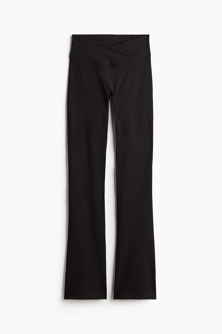 H&M Leggings de deporte acampanados con SoftMove™ - Negro - MUJER Ofertas de temporada