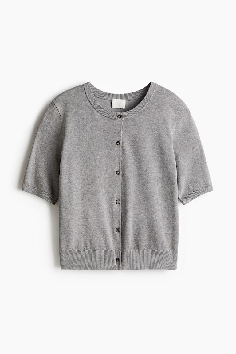 H&M Cárdigan de manga corta - Rojo - MUJER Ofertas especiales