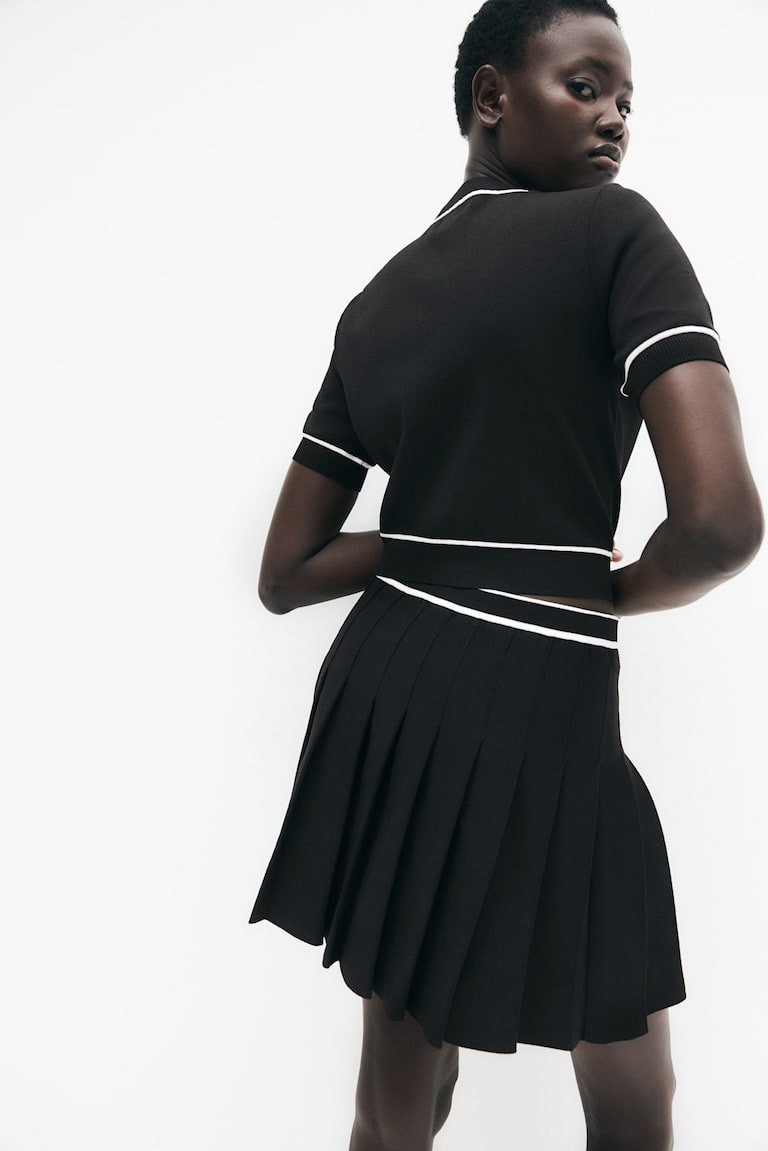 H&M Cárdigan en punto tupido - Negro - MUJER Outlet