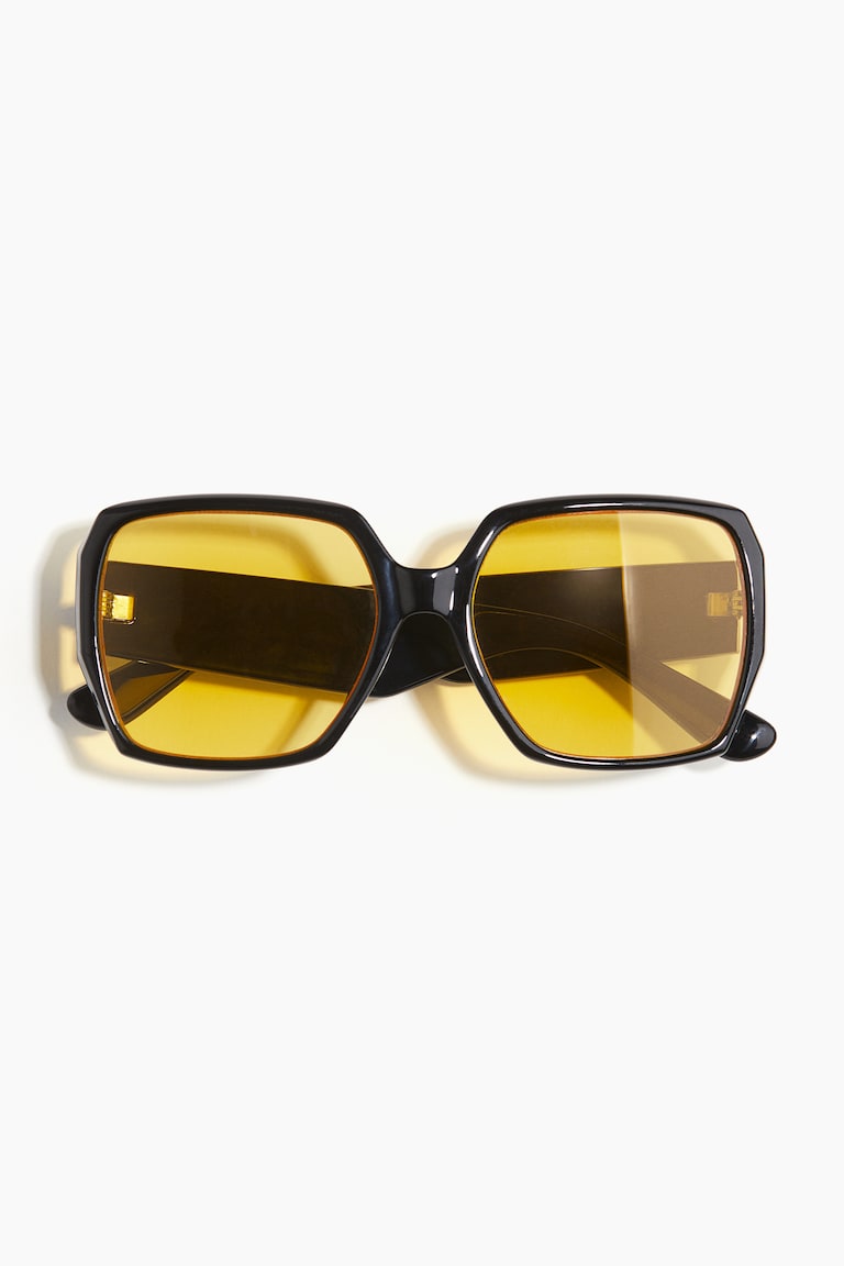 H&M Gafas de sol cuadradas - Marrón/Diseño carey - MUJER Rebajas