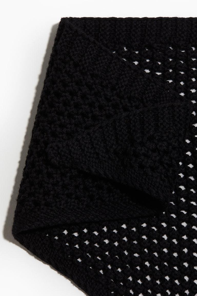 H&M Pañuelo en punto pointelle - Negro - HOMBRE Precios de Black Friday