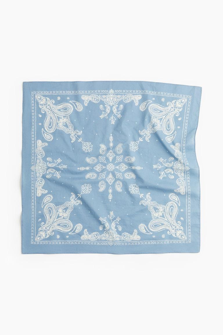 H&M Pañuelo estampado - Beige oscuro/Estampado - HOMBRE
