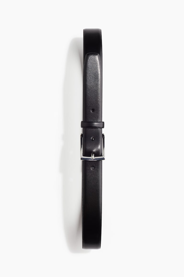 H&M Cinturón de piel - Marrón - HOMBRE