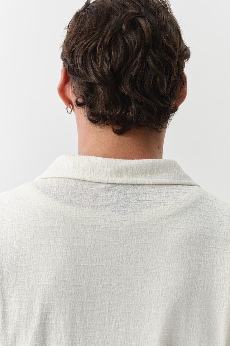 H&M Camisa resort de punto Regular Fit - Gris oscuro - HOMBRE Rebajas online