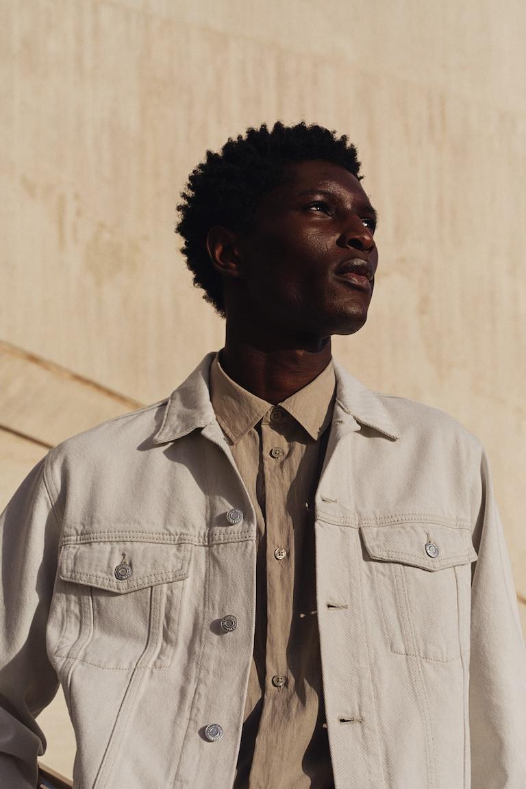 H&M Cazadora denim Regular Fit - Beige claro - HOMBRE Últimos 2 días