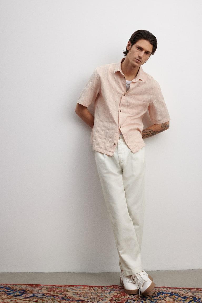 H&M Pantalón en mezcla de lyocell Regular Fit - Azul marino - HOMBRE Devoluciones gratuitas